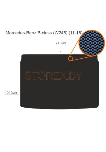 Mercedes-Benz B-class (W246) (11-18) Багажник copy
