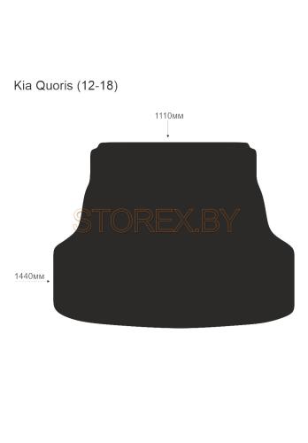 Kia Quoris (12-18) Багажник copy